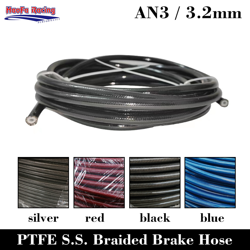 Braided Line - AN3 Motorcycle PTFE Brake Lines Pipe