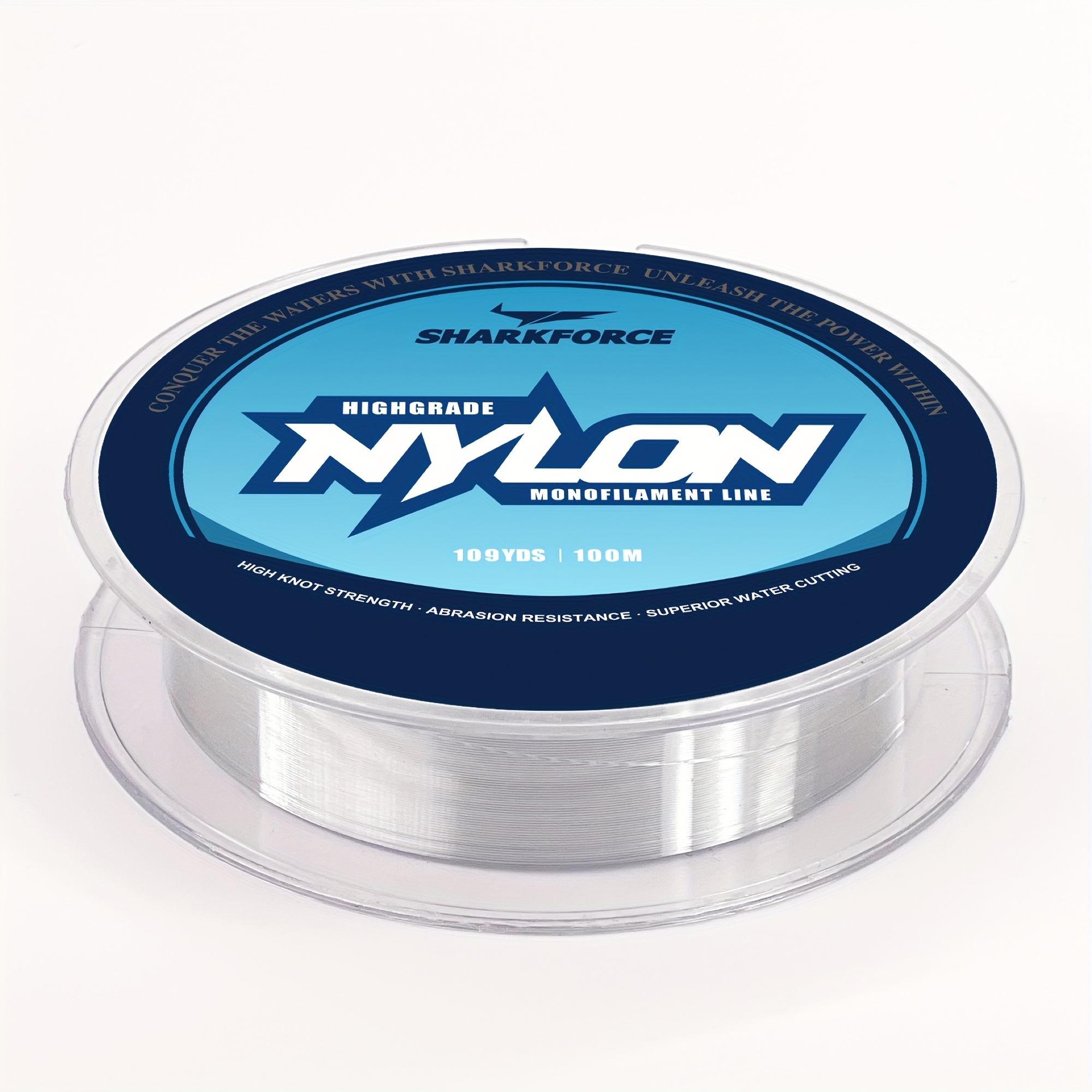 Ice Fishing Line - 100m/128yds Fishing Line, Clear Nylon Monofilament,