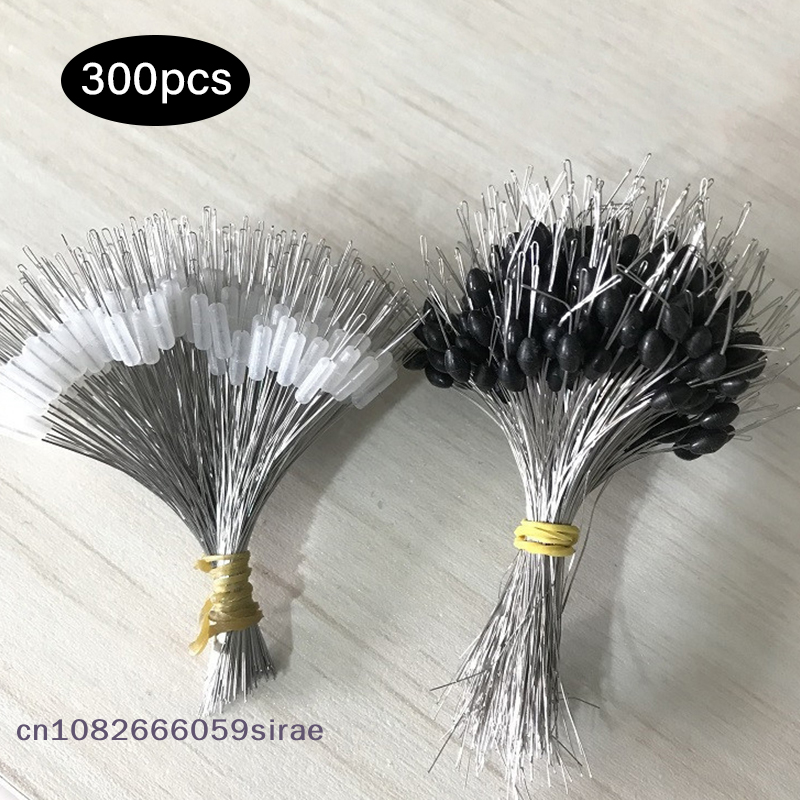 Monofilament Line - （CC44）300 Pcs/lot Anti-wrapped Beans Silicone Transparent