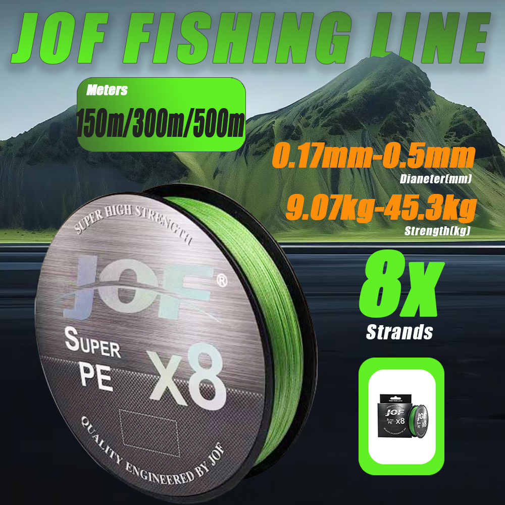 Freshwater Line - JOF 8-Strand PE Braided Fishing Line