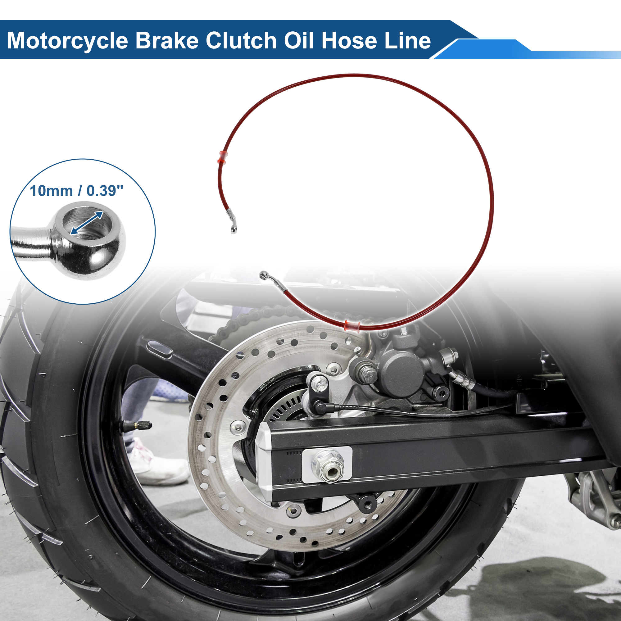 UXCELL 150cm Motorcycle Brake  - Braided Line recension och pris