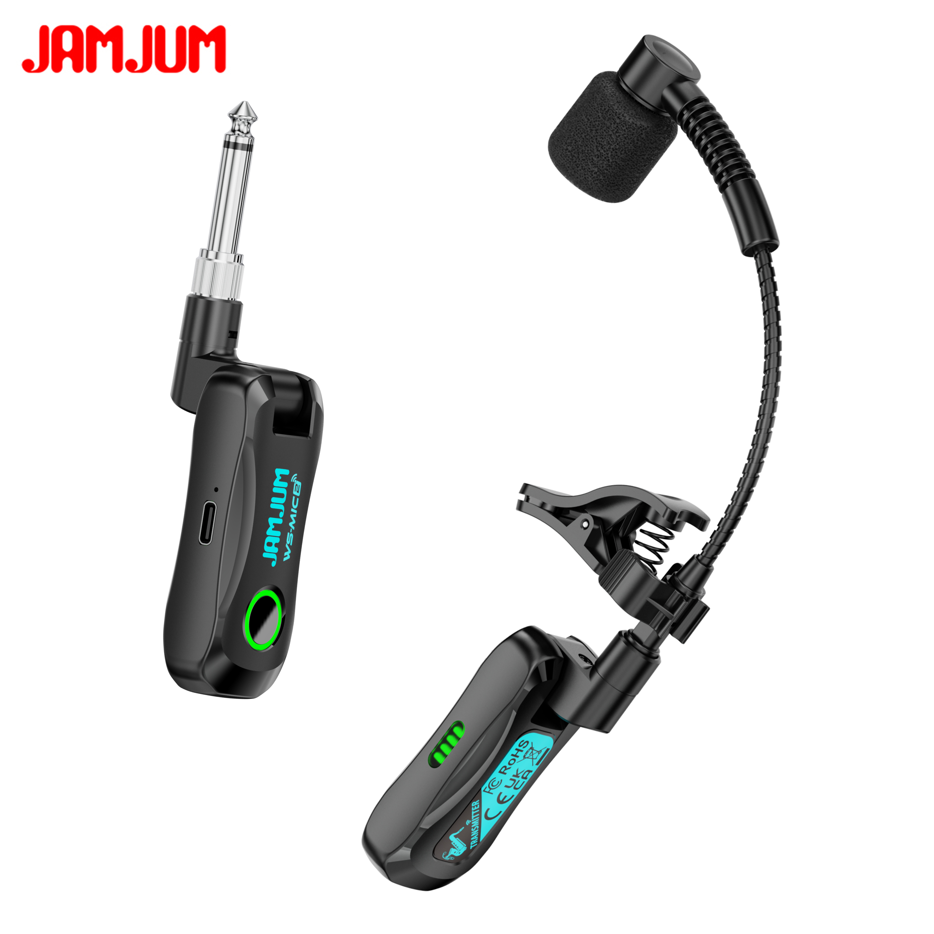 JAMJUM WS-MIC2 Wireless Saxoph - Tippet Line recension och pris