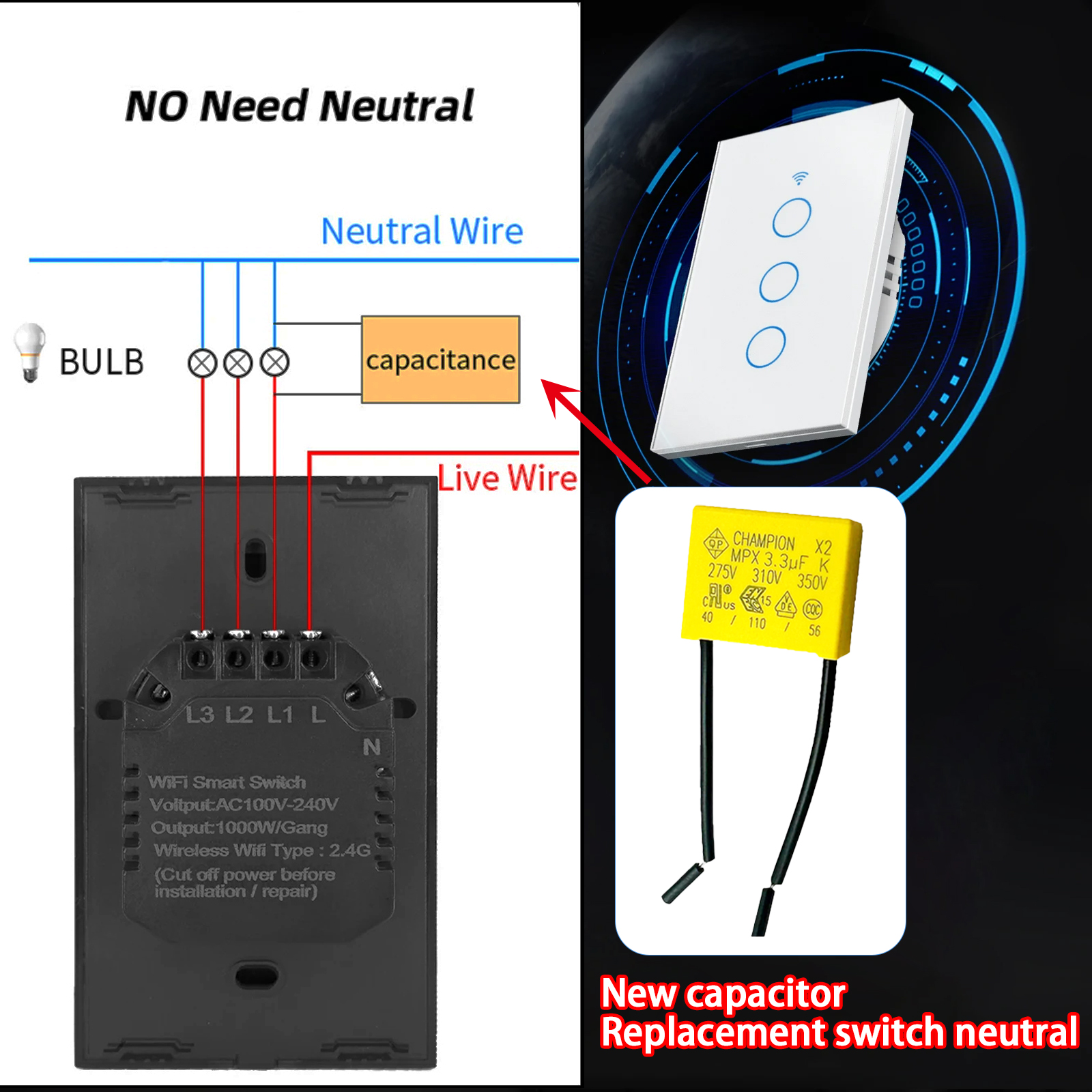 Polypropylene Film capacitor 3 - Copolymer Line recension och pris