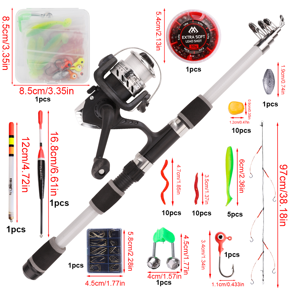 FTK 1.8m Fishing Rod and Reel  - Freshwater Line recension och pris