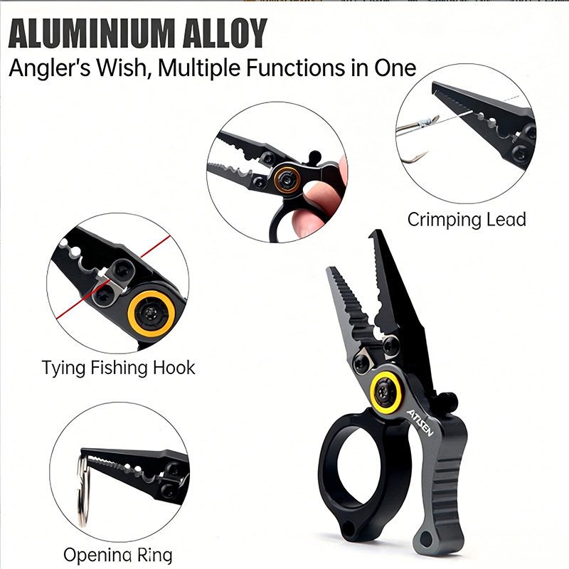 Mini Portable Aluminum Fishing - Fishing Line Cutter recension och pris
