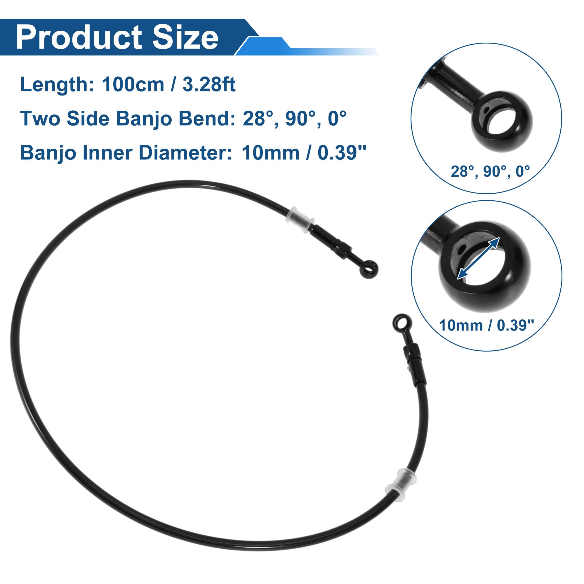 Motoforti 100cm Motorcycle Bra - Braided Line recension och pris