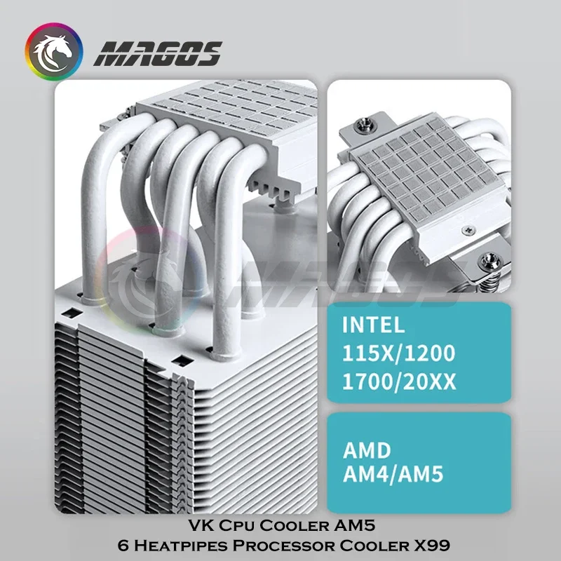 VK LGA 1700 CPU Cooler Compute - Fly Line recension och pris
