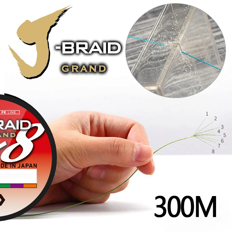 Original X8 Braided DAIWAJ-BRA - Copolymer Line recension och pris