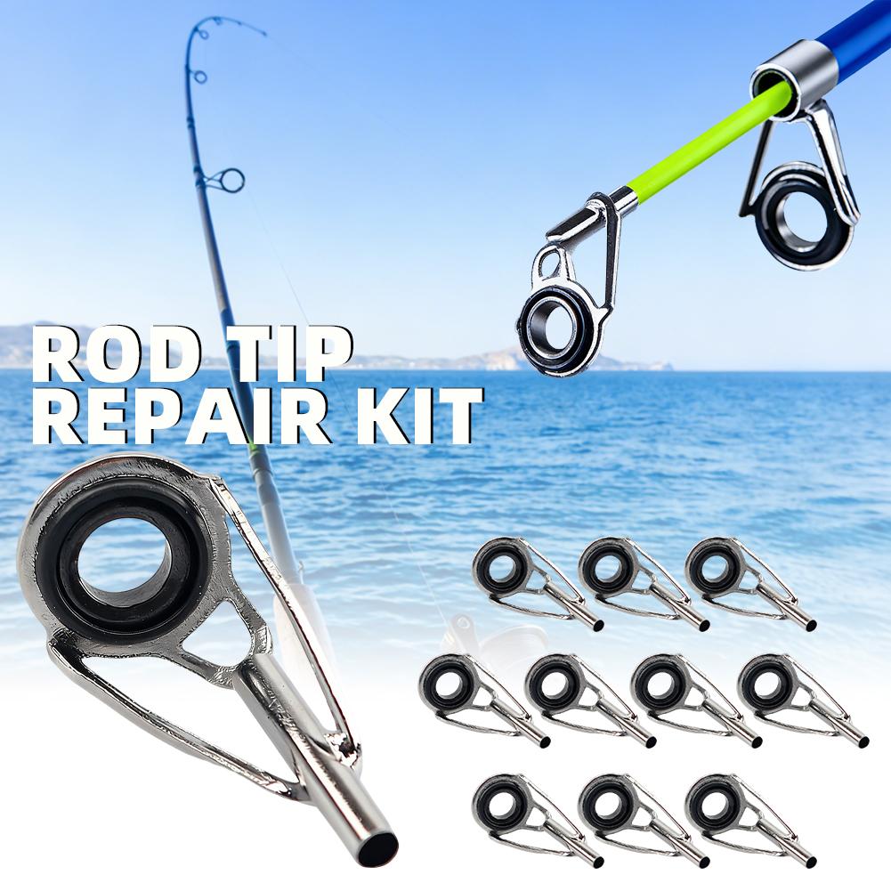 10PCS Metal Fishing Top Rod Gu - Fishing Line Winder recension och pris