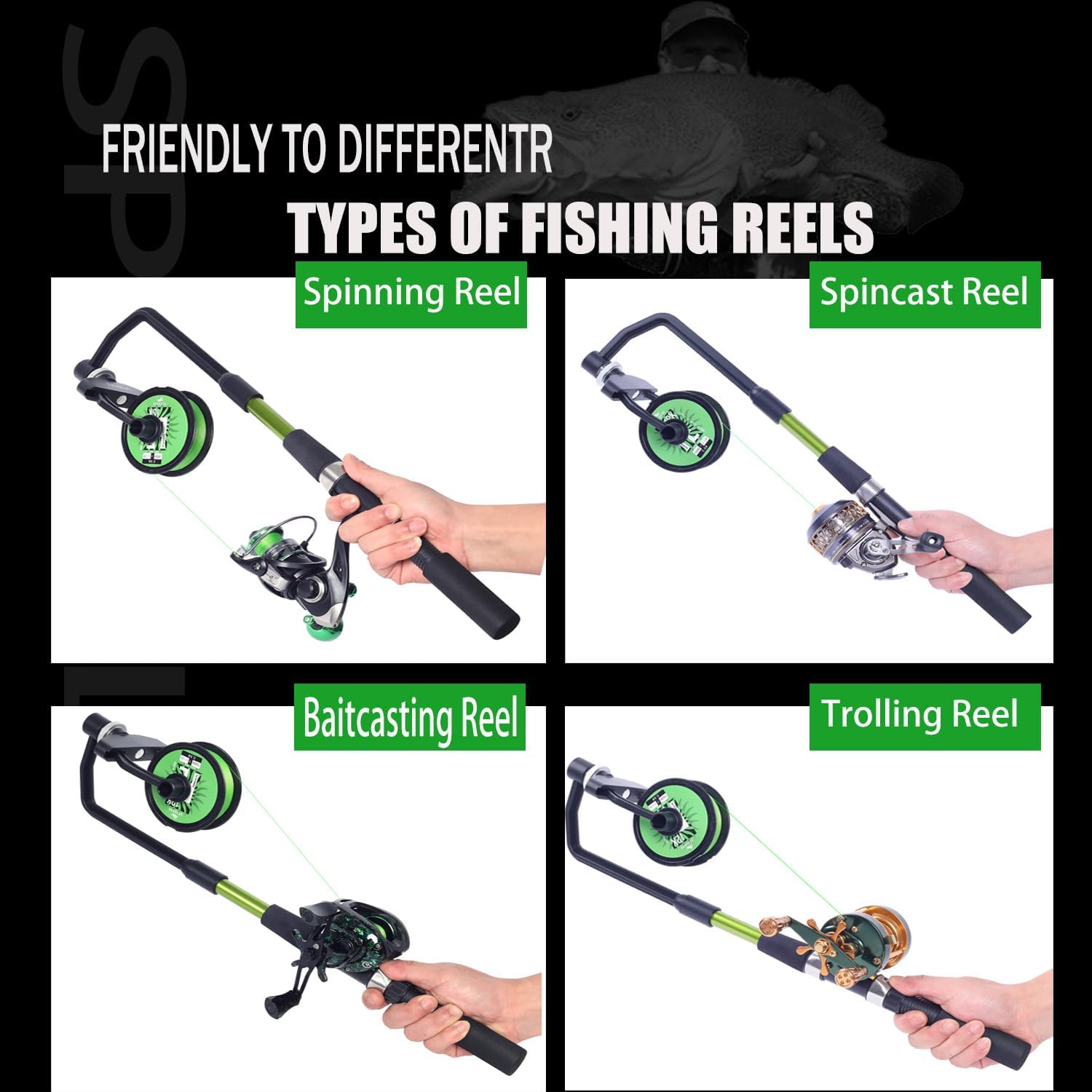 Fishing Line Spooler, Adjustab - Monofilament Line recension och pris
