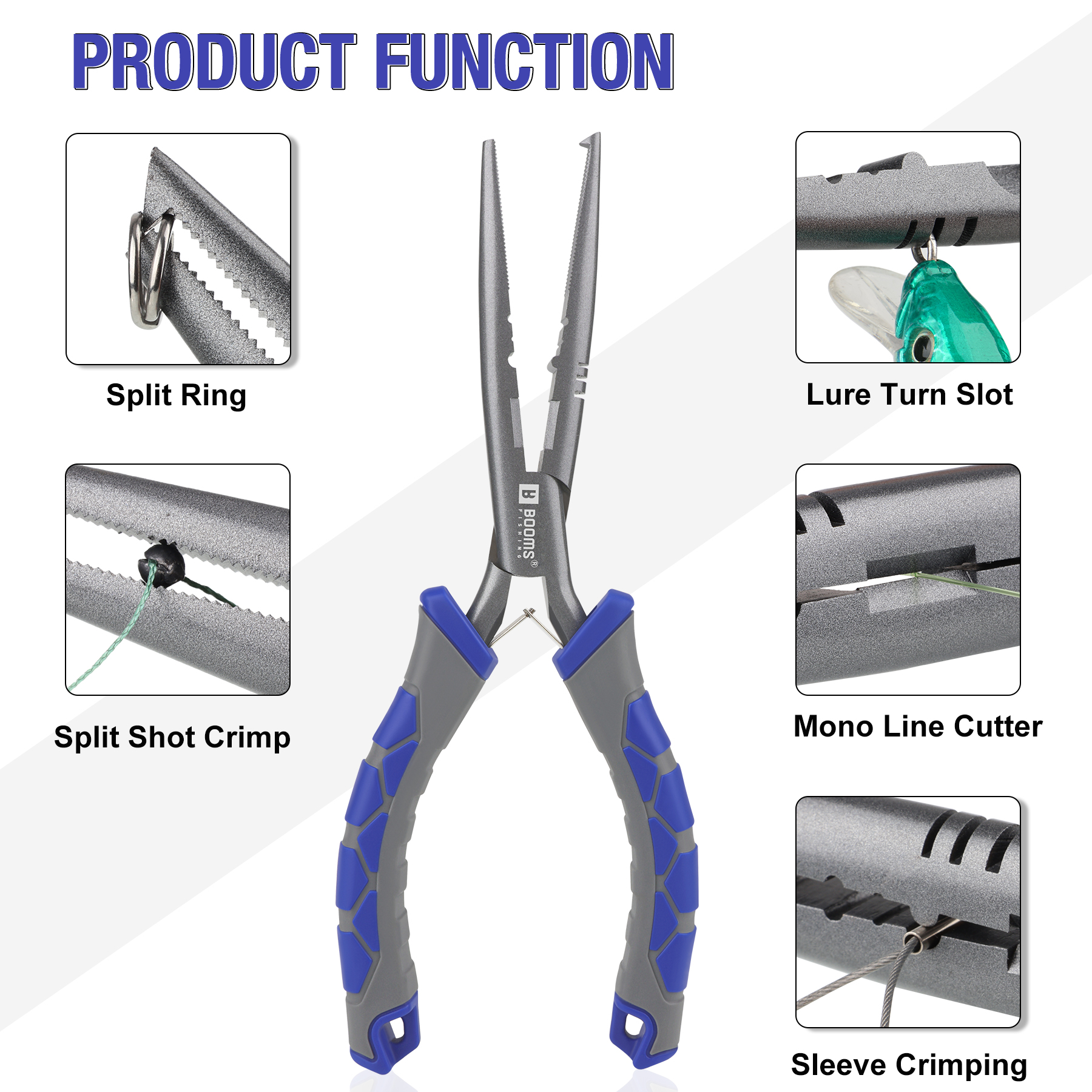 Booms Fishing 23cm Pliers and  - Fishing Line Cutter recension och pris