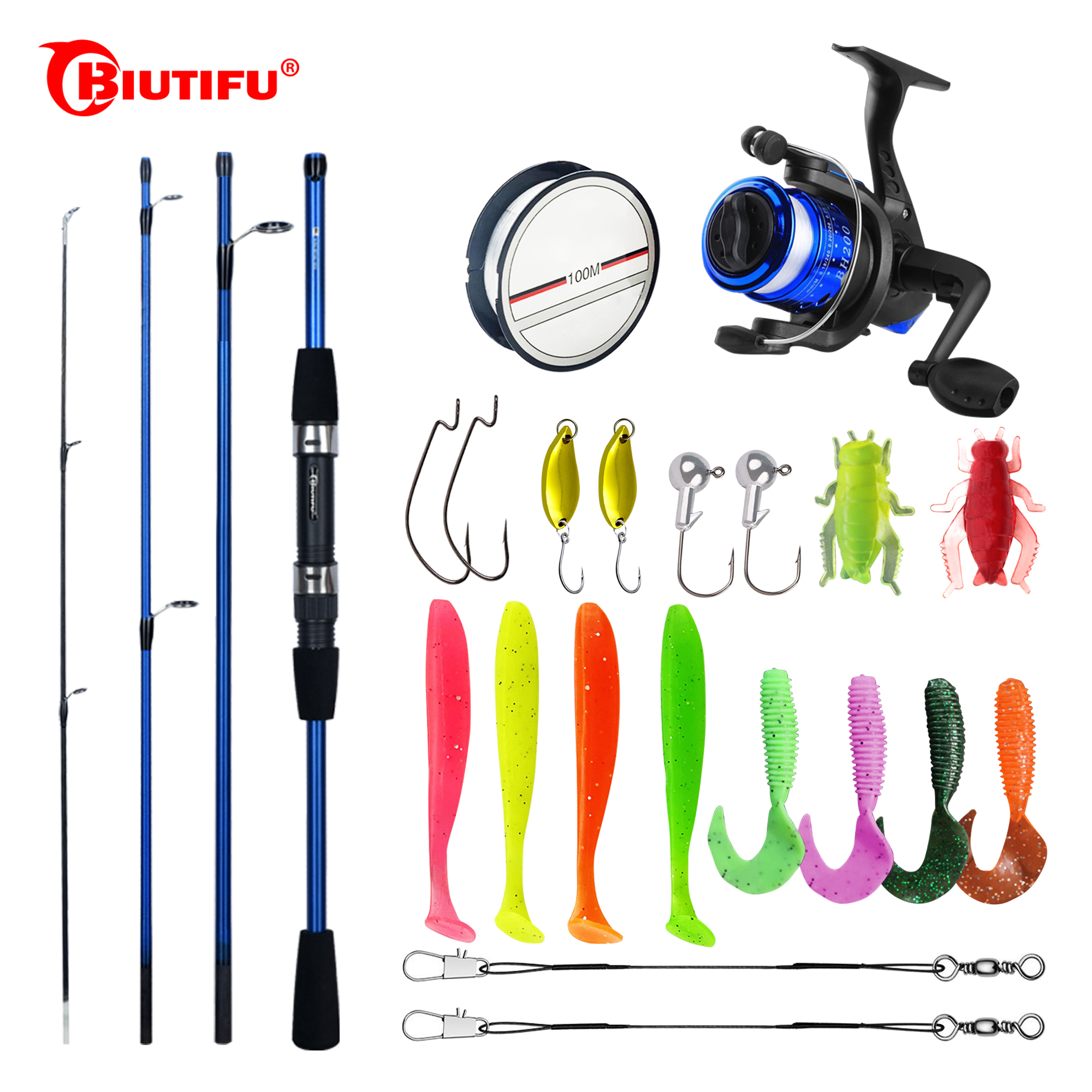 BIUTIFU Spinning Fishing Rod S - Freshwater Line recension och pris