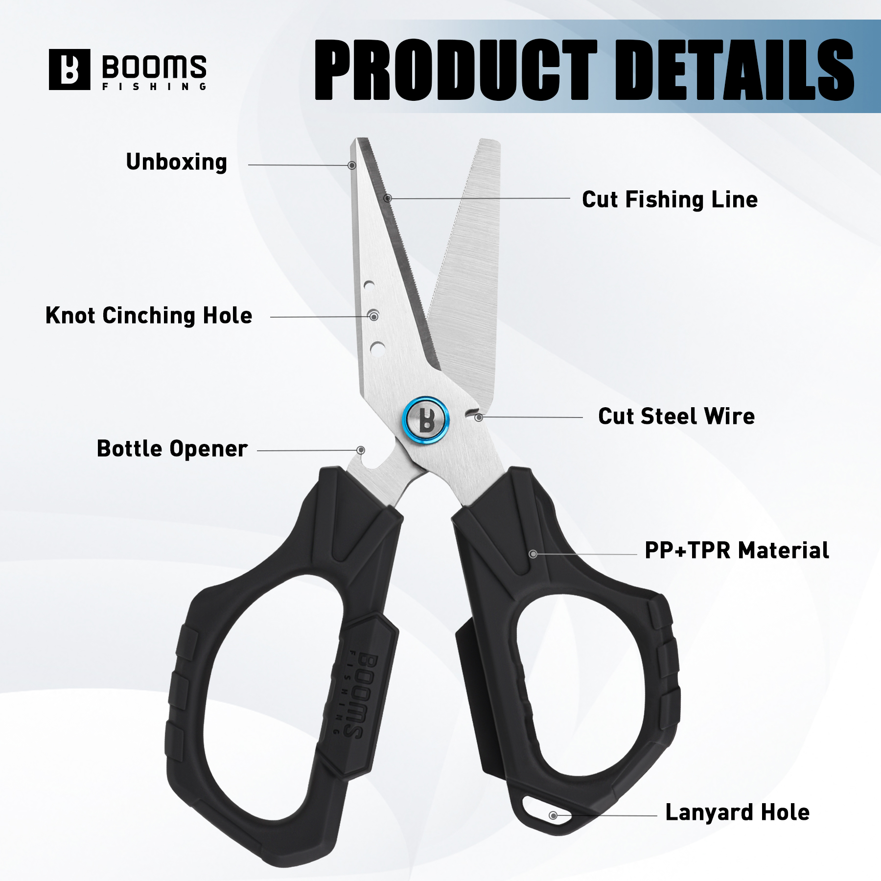 Booms Fishing S04 Fishing Scis - Fishing Line Cutter recension och pris